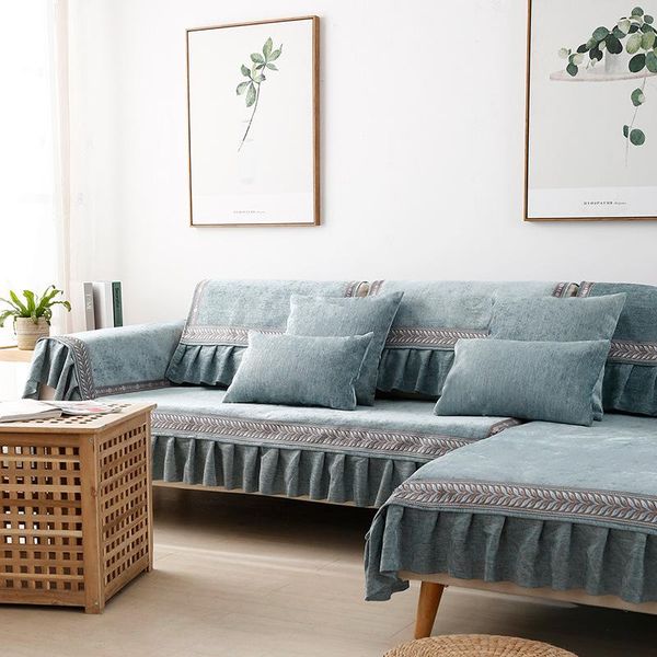 

chair covers sofa cover cotton slip resistant towel for living room cushion removable multi-size corner sectional