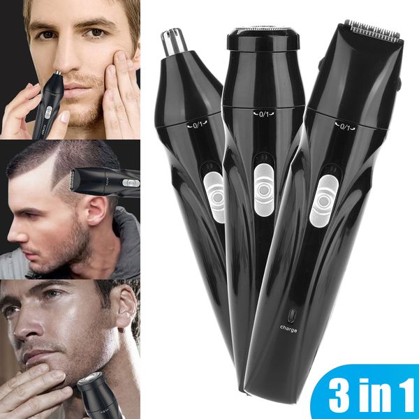 

electric hair clipper for men hair cutting machine hair trimmer+beard trimmer shaver razor+3in1ear nose trimmer beard shaver