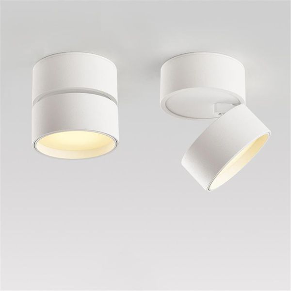 

downlights modern surface mounted indoor led ceiling lights living room aisle corridor spotlights lighting round aluminum lamp