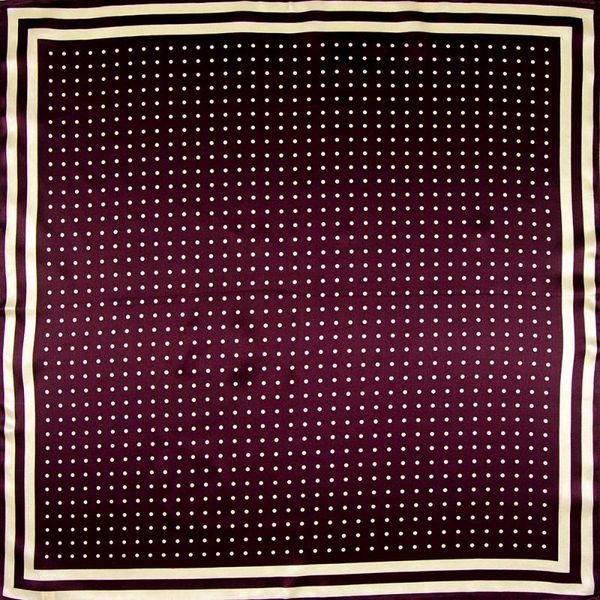 

scarves high-quality pure silk scarf women bandana female polka dots hair women's natural square head for men, Blue;gray