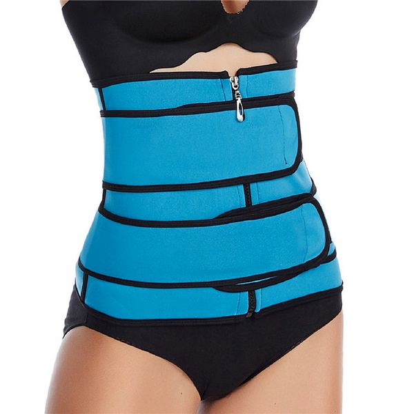 US STOCK HOT Uomo Donna Shapers Vita Trainer Cintura Corsetto Pancia Dimagrante Shapewear Supporto regolabile Body Shapers