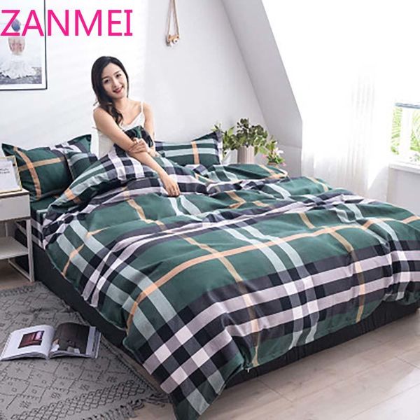 

2021 new 3/4 pcs duvet cover set comforter printing bedding set quilt cover bed sheet pillowcase for 1.2m/1.5m/1.8m/2.0m bed