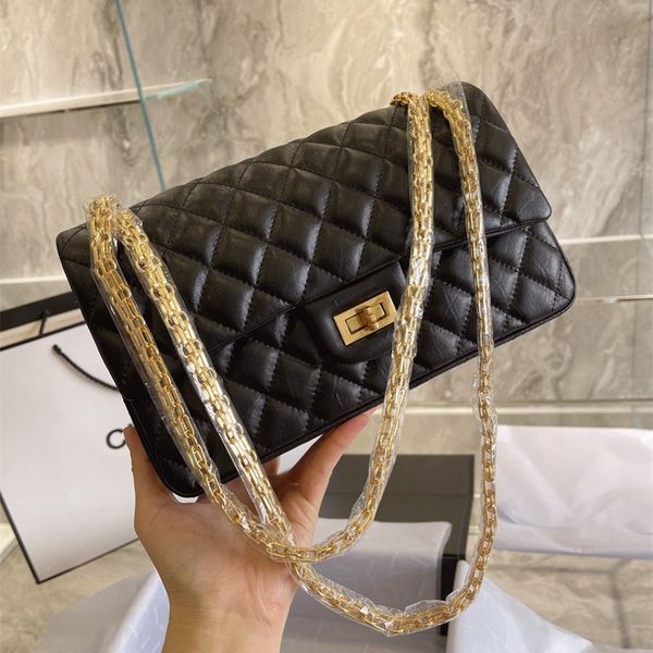 

2021 new sheepskin crossbody bag women luxurys designers bags shoulder bag luxurys designers crossbody bags25cm 3498p, Black