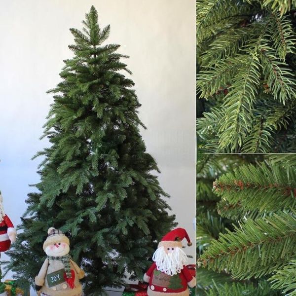 

christmas decorations gy tree luxury encryption pe pvc flame retardant material decoration green pine
