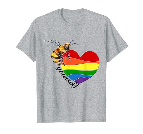 

bee yourself lgbt pride shirt t-shirt, White;black
