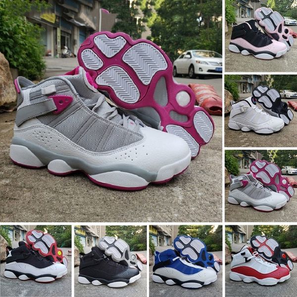 

new arrival grey pink jumpman six rings womens basketball shoes grey green cherry black pink high cut 6s women trainers outdoor sports s