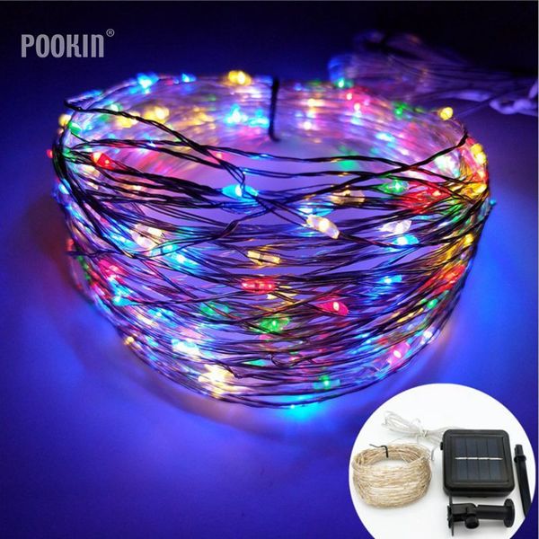 

2021 new led ao ar livre solar powered string luzes 5 10 20 m prova dwaterproof gua fio de cobre luz o jardim natal decorao para casa ye1c