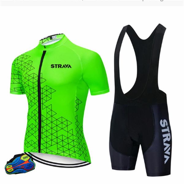 

racing sets strava custom sublimated cycling clothing uniforms bike jersey design breathable and bib short set, Black;blue