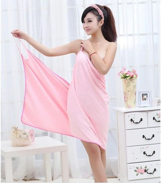 

towel home textile women robes bath wearable dress girls lady fast drying beach spa magical nightwear sleeping