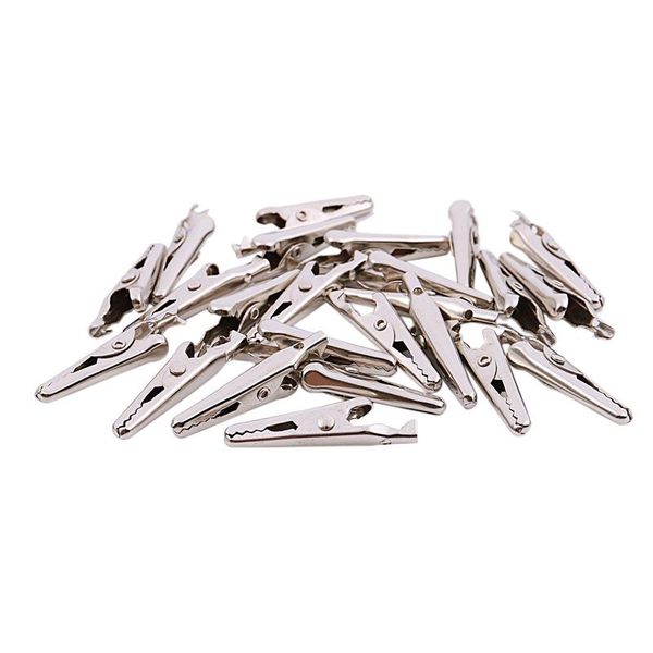 

filing supplies 25pcs metal insulated alligator clips test lead crocodile clamps