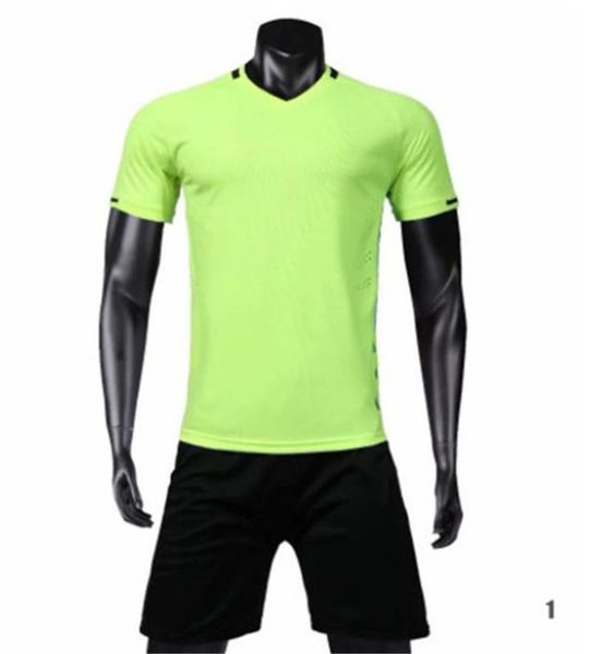 

new arrive blank soccer jersey #1901-11-85-21 customize quick drying t-shirt uniforms jersey football shirts, Black;yellow