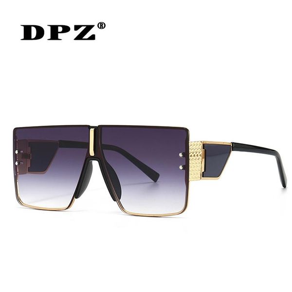 

sunglasses 2021 gradient men fashion women vintage brand design uv400 sun glasses, White;black