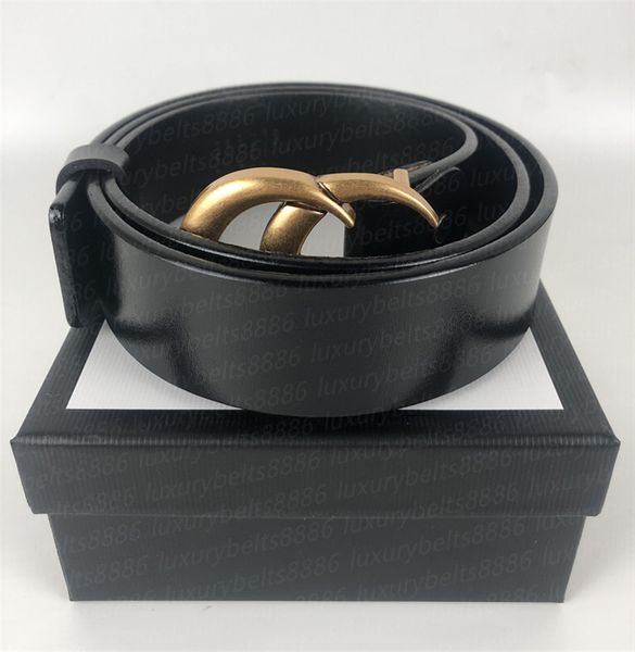 

2021 highly quality women men designers belts fashion buckle genuine leather belt 10 styles cinturones de diseÃ±o mujeres width 3.8cm with bo, Black;brown