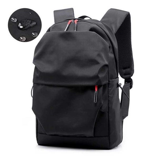 Männer Rucksack Multifunktions Luxus Wasserdichte Student Schule Taschen Notebook Rucksäcke Casual Plissee 15,6 Zoll Laptop Tasche Für Männer 202211