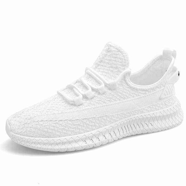 

sports shoes autumn fashion men's flying woven casual, Black