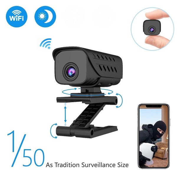 

wireless wifi mini ip camera full hd 1080p ir-cut night vision micro camera motion detection sport dv dvr home security cctv camcorder