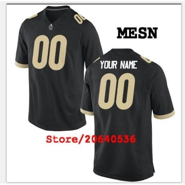 

custom mens,youth,women,toddler, purdue boilermakers personalized any name and number any size stitched college jersey, Black