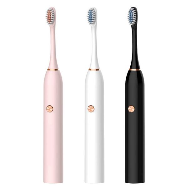 

smart electric toothbrush timer rechargeable whitening ipx7 waterproof 4 brush head sonic toothbrushes for adults kids