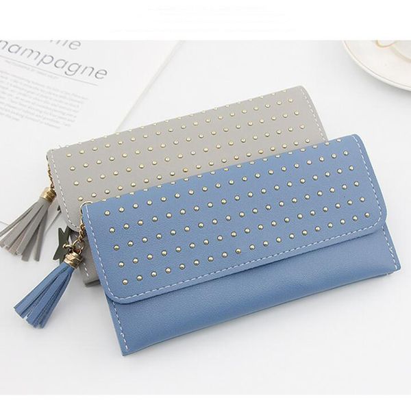 

salenew on fashion bells teen girl women phone zak portemonnee carteira feminina wallet feminine, Red;black