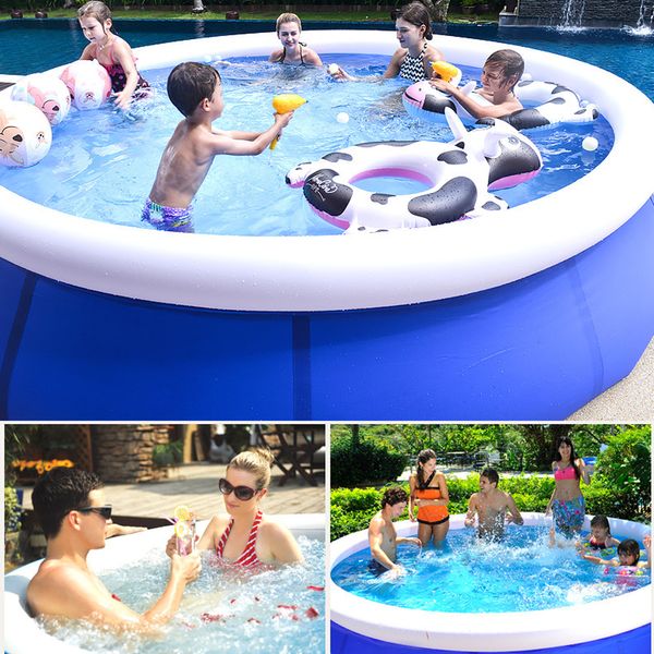 Spashg Outdoor Hapdling Pool Yard Garden Family Kids играют в большой взрослый надувной бассейн, детский океан плюс