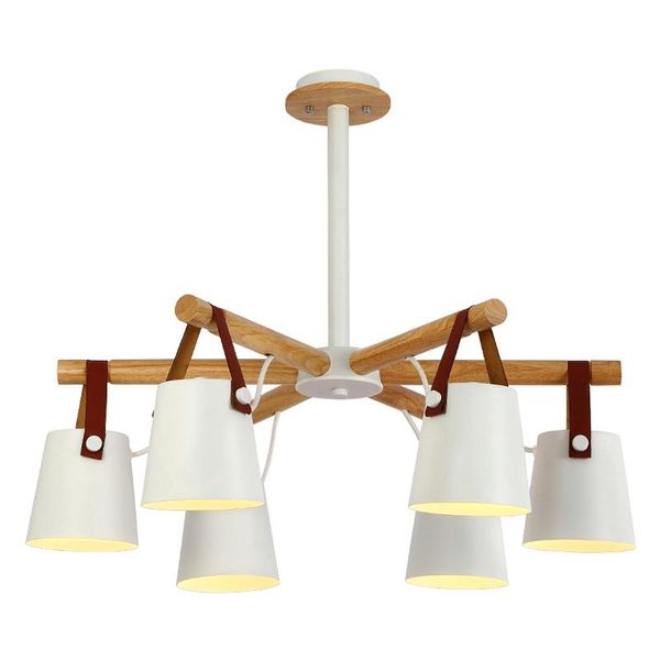 

north european living room lamp creative japanese simple dining room bedroom study clothing store log belt ins chandelier