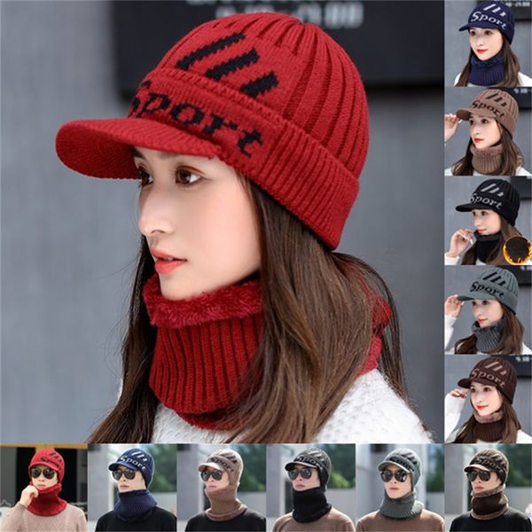 

autumn and winter with fleece thick warm cap cycling ear protection hat, Blue;gray