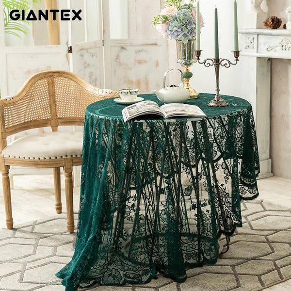 

table cloth giantex retro lace decorative tablecloth round tablecloths dining cover obrus tafelkleed mantel mesa nappe