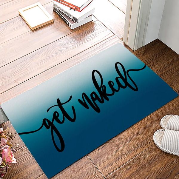

carpets the entrance welcome doormat blue gradient living room bedroom decoration kitchen bathroom antibacterial non-slip