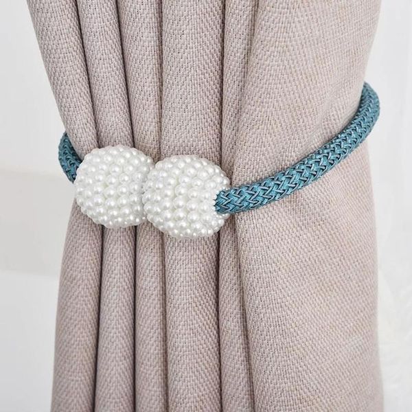

1pc pearl magnetic curtain clip curtain holders tieback buckle clips hanging ball buckle tie back accessories home decor