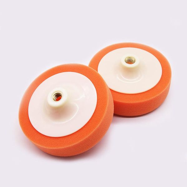 

car sponge 6 inch auto polishing pad wheel waxing orange repair
