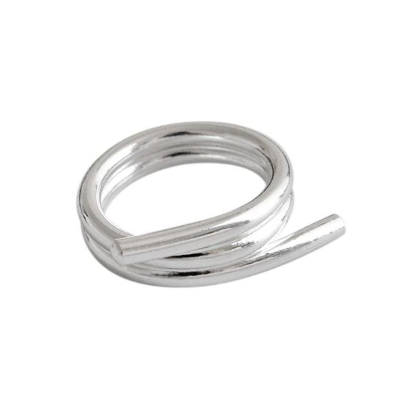 

cluster rings zemior 925 sterling silver one-color shiny ring for women linear romantic lady fine jewelry products, Golden;silver