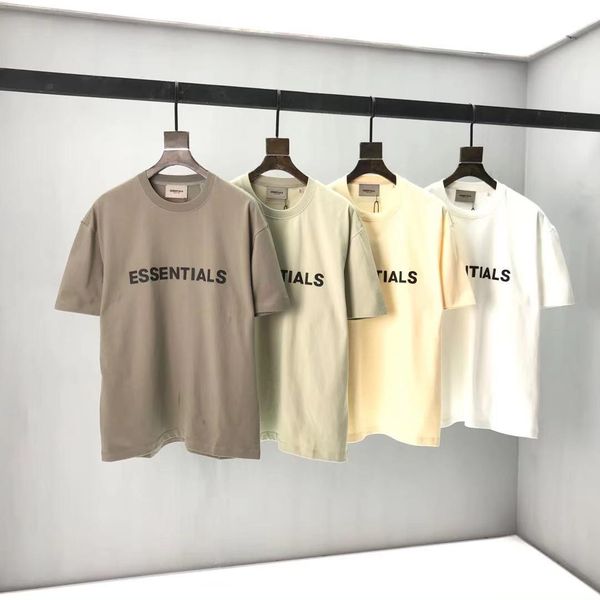 

2020ss spring and summer new high grade cotton printing short sleeve round neck panel t-shirt size: m-l-xl--xxxl color: black white 2h65