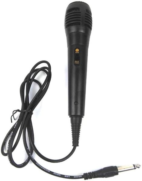 

singing machine unidirectional dynamic microphone with 5 ft. cord