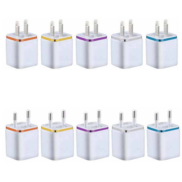 

wall charger home adapter us eu plug travel power charger for universal cellphone tablet