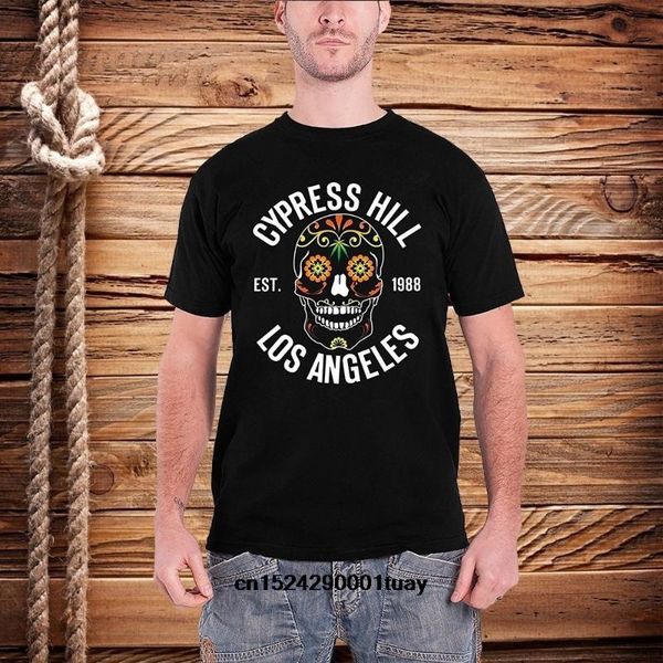 

men's t-shirts gsyahaj dguyaggjqva t shirt graphic letter compression mens cypress hill flower skull 1988 band logo dagybja, White;black