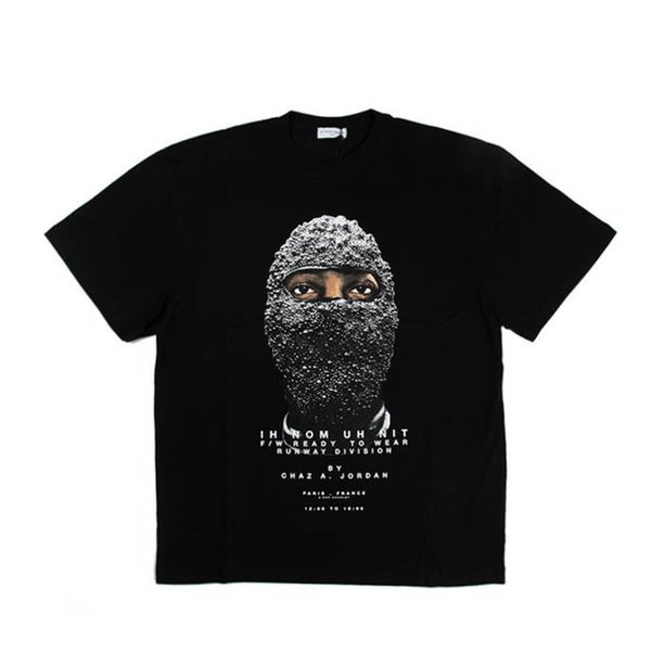 

2021 new pearl ih nom uh nit relaxed mask t shirt men women fashion t-shirts tees 0iz3, White;black