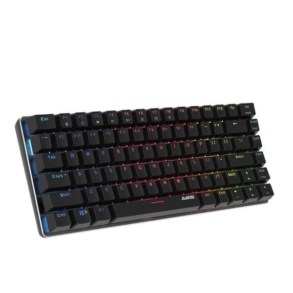 

ak33 rgb mechanical gaming keyboard 82 keys for desklapcomputer accessories