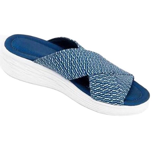 

women's slippers platform casual shoes female sandals ladies flip flop outdoor summer flats plus size comfort beach qq582 210625, Black