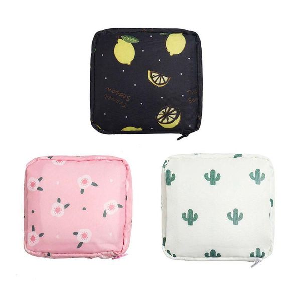 

storage bags large capacity tampon bag sanitary pad pouch women ladies napkin cosmetic organizer holder