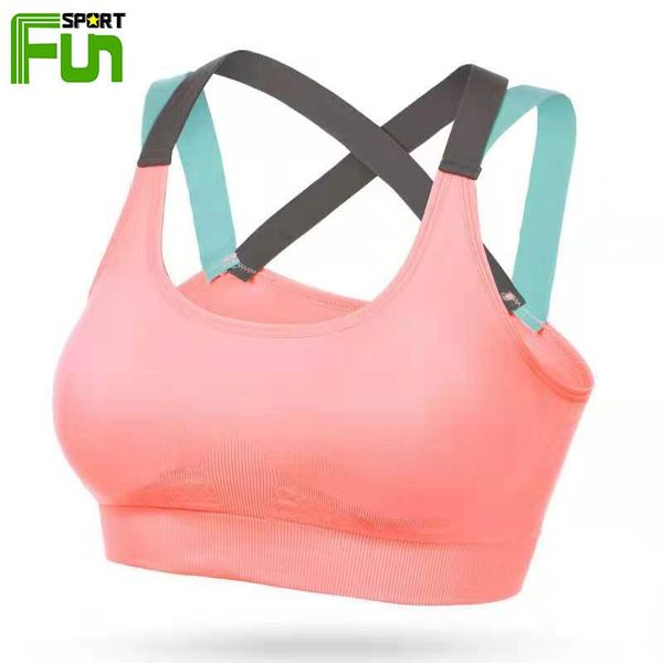 

yoga outfit starfun 2021 sports bra for women gym breathable ladies' fitness underwear push-up beautiful back sportswear bralette