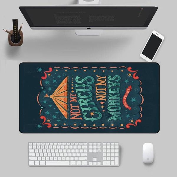 

mouse pads & wrist rests not my circus monkeys large gaming pad office desk lapkeyboard mat