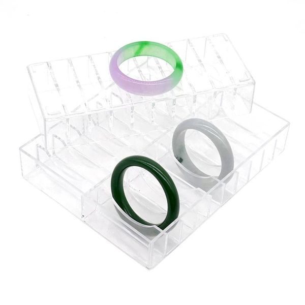 

transparent acrylic makeup organizer storage box powder cake display stand case jewelry box cosmetic storage holder