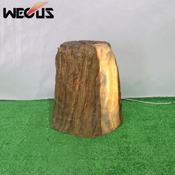 

2021 new frp lawn stone-proof dwaterproof lamps modern decorative creative water style stone backyard way garden to outdoor landscaping 9phf