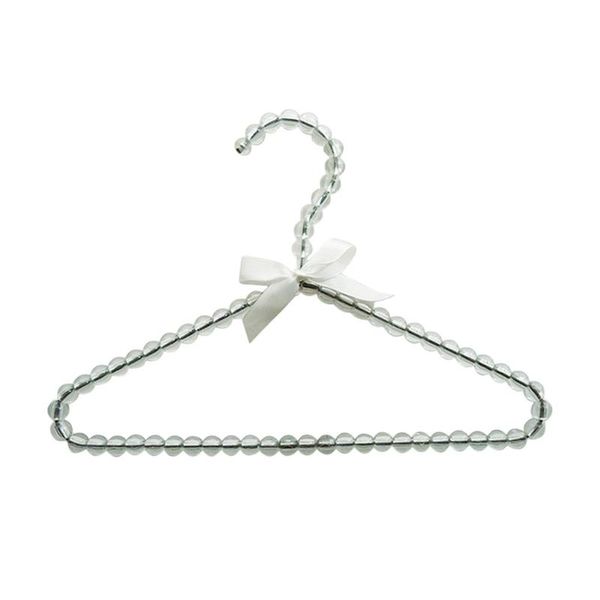 

hangers & racks luxury pearl beaded coat hanger, premium plastic suit hangers, traceless non-slip clothes rack