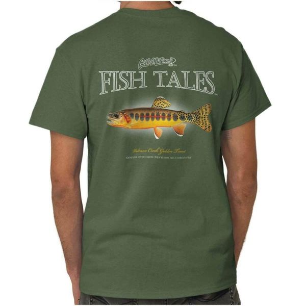 

men's t-shirts golden trout fishing fisherman angler gift t-shirt. summer cotton o-neck short sleeve mens t shirt s-3xl, White;black