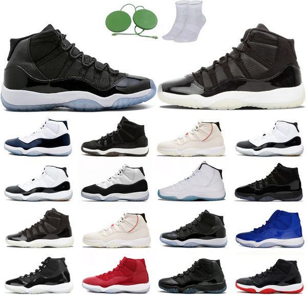 

11s fashion basketball shoes man prm heiress midnight navy blue 72-10 gym red space jam tint prom night legend concord 45 23 bred high gamma
