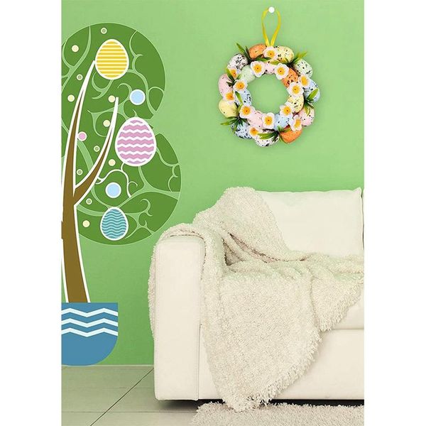 

decorative flowers & wreaths wreath floral garland easter egg artificial plant for easter/birthday/party door/wall decoration