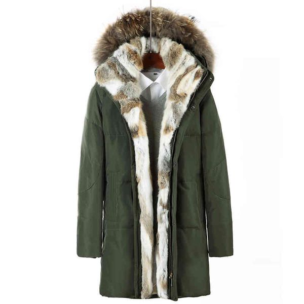 

raccoon fur hood down parkas winter et long coats mens outwear overcoats snow ets warm thickening plus size clothing 2017 4xl 5xl, Black
