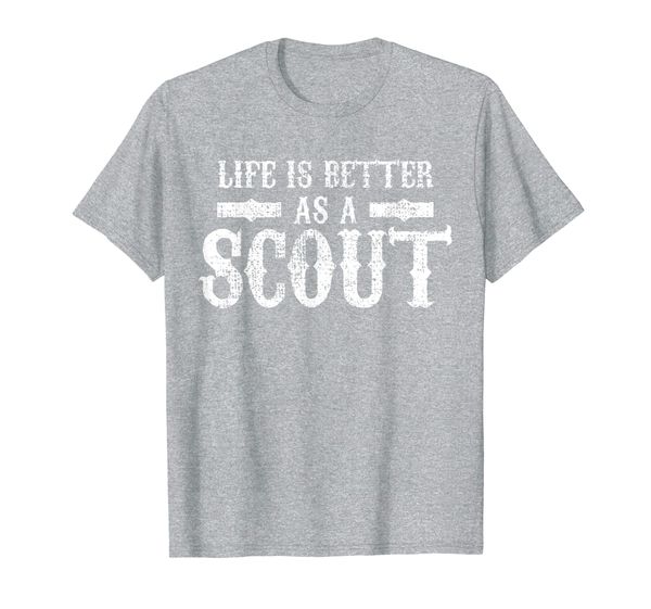 

Scout Scouting Camp Camper Team Leader Summer Adventure T-Shirt, Mainly pictures