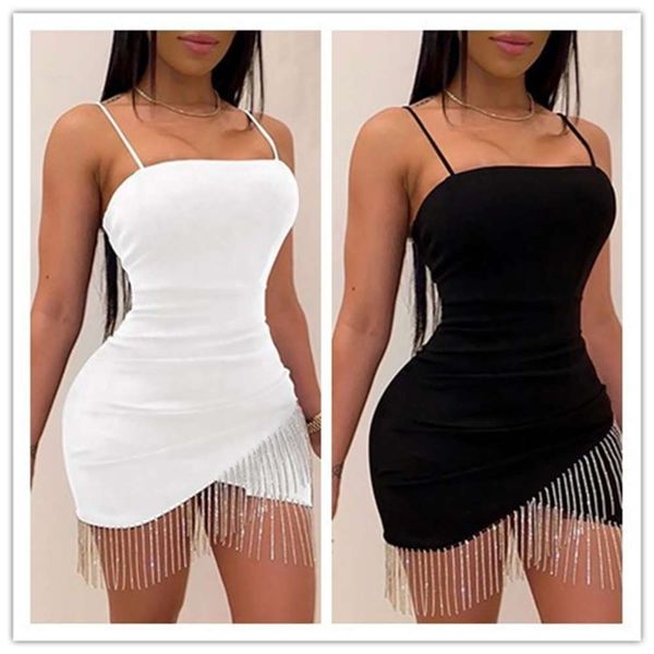 

2020 tight dress with tassel hemline and strapless, Gray